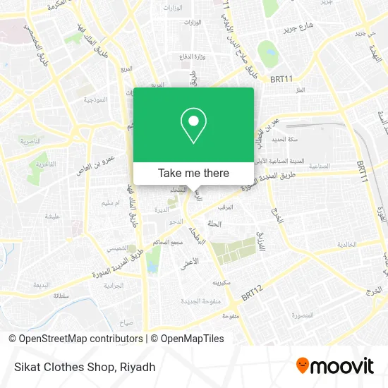 Sikat Clothes Shop map