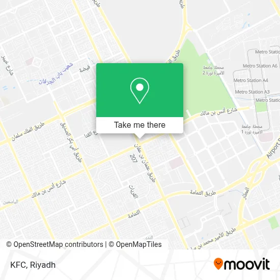 KFC map