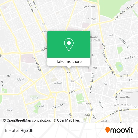 E Hotel map