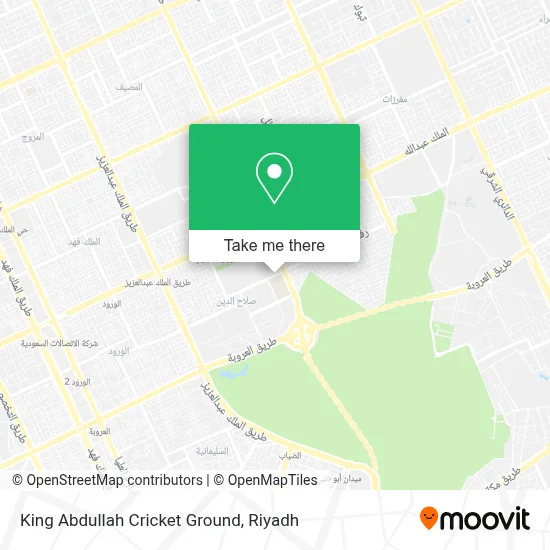 King Abdullah Cricket Ground map