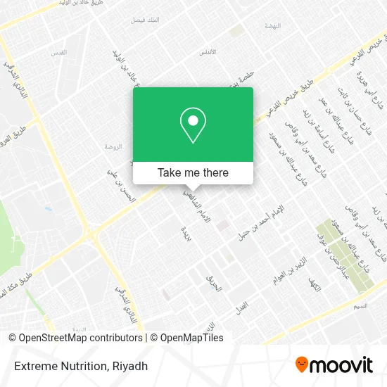 Extreme Nutrition map
