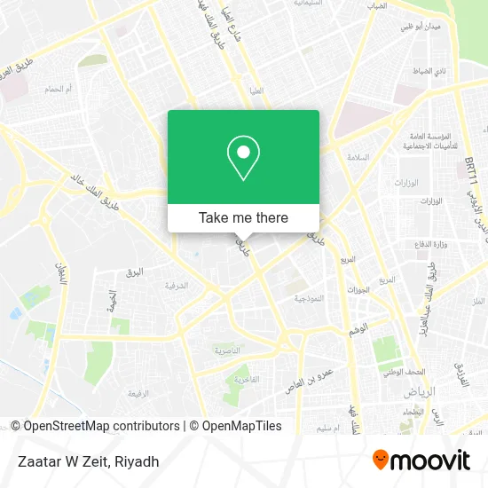 Zaatar W Zeit map