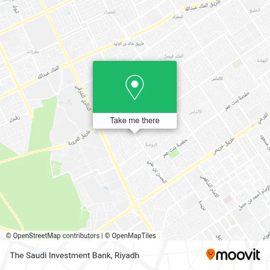 The Saudi Investment Bank map