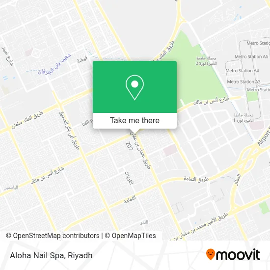 Aloha Nail Spa map