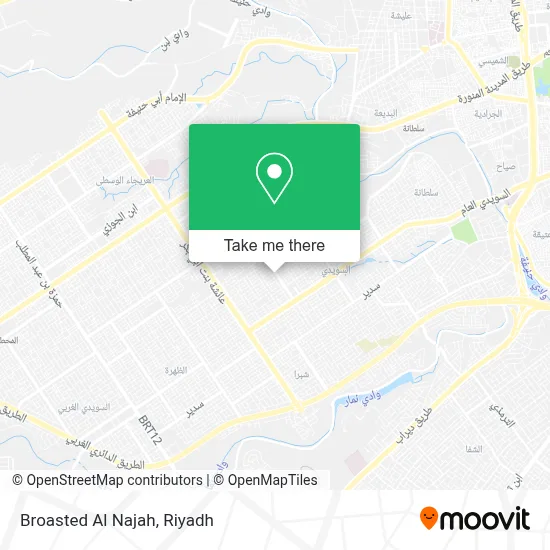 Broasted Al Najah map