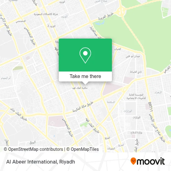 Al Abeer International map