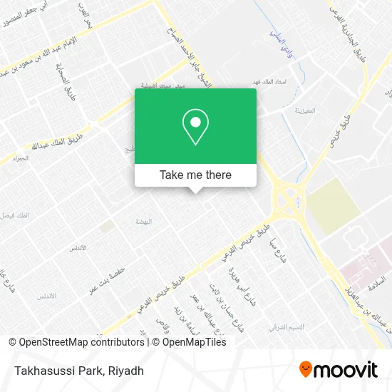 Takhasussi Park map