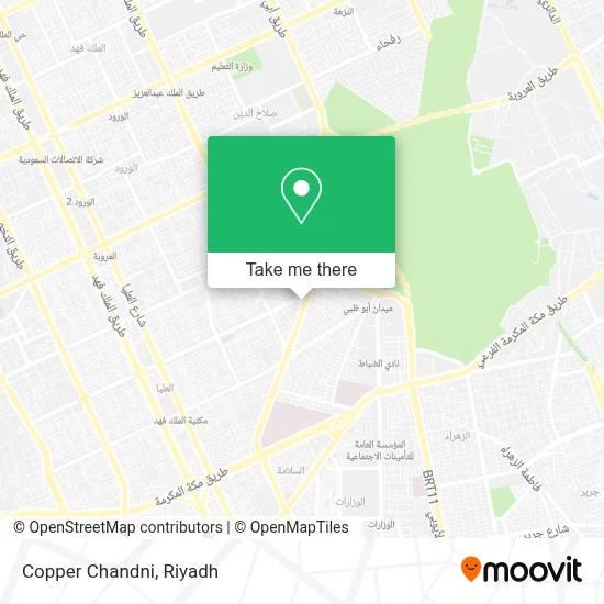 Copper Chandni map