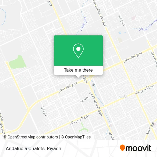 Andalucia Chalets map