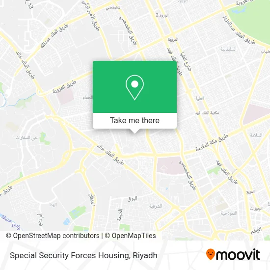 Special Security Forces Housing map