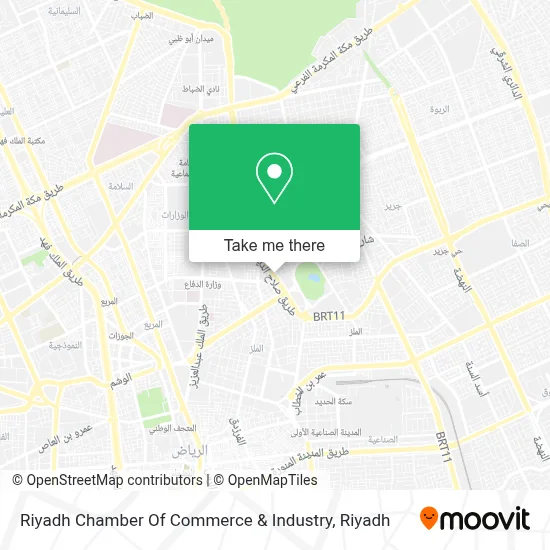 Riyadh Chamber Of Commerce & Industry map