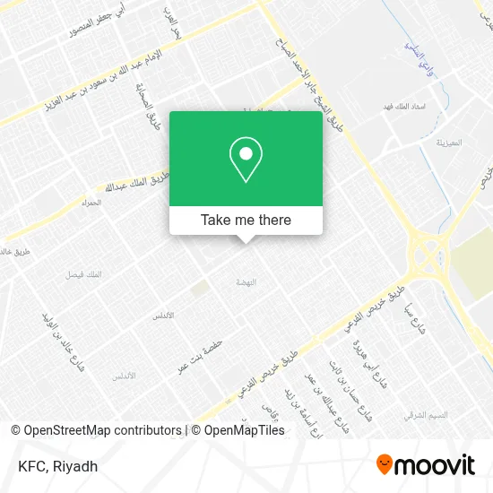 KFC map