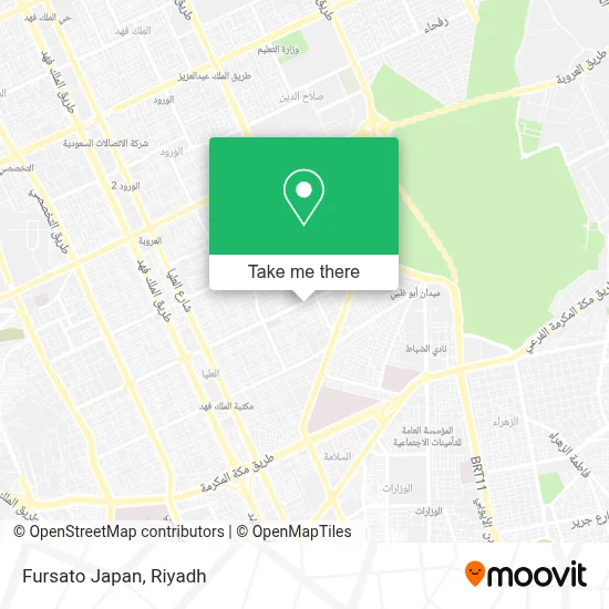 Fursato Japan map