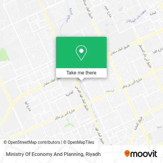 Ministry Of Economy And Planning map