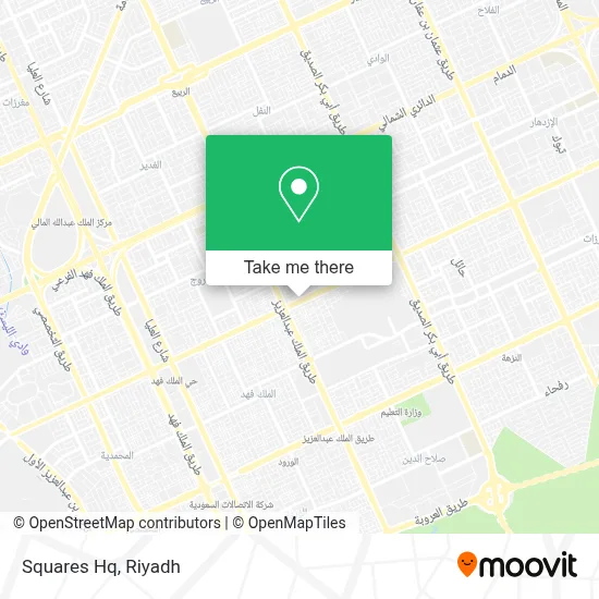 Squares Hq map
