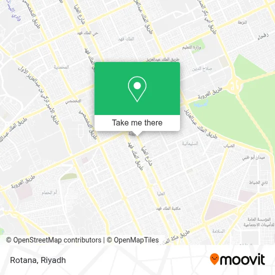 Rotana map