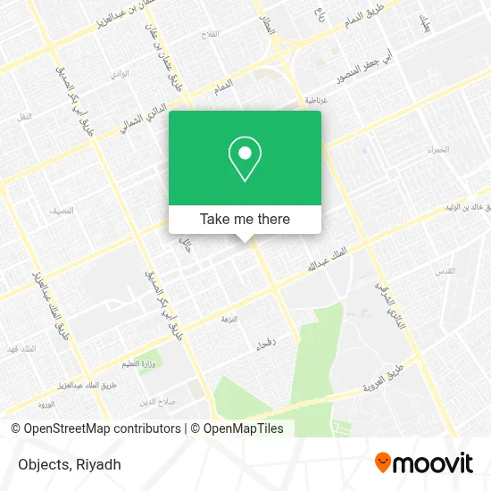 Objects map