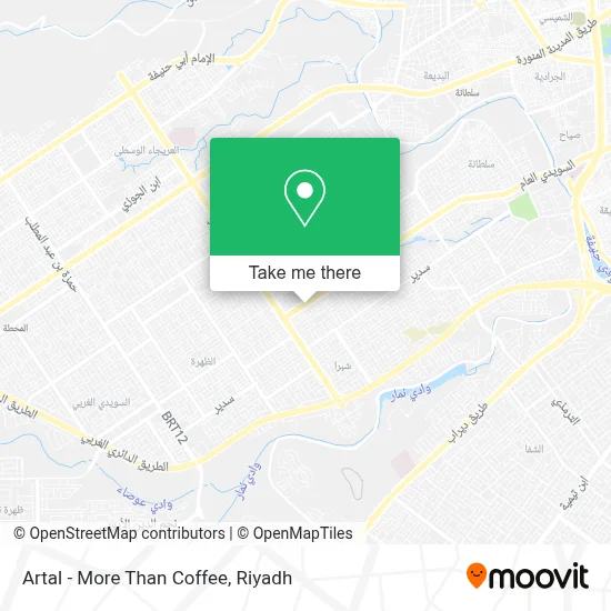Artal - More Than Coffee map