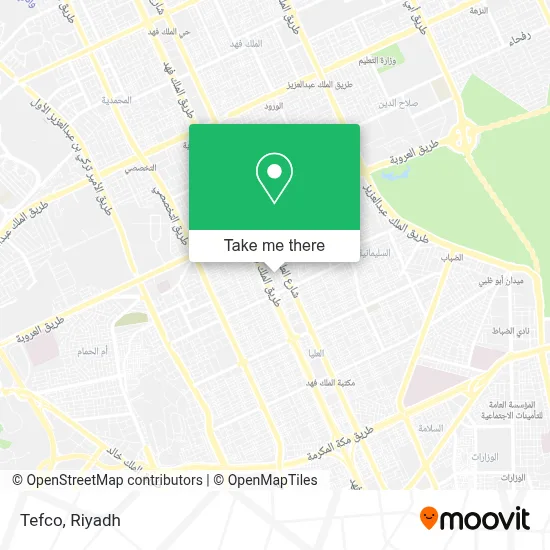 Tefco map