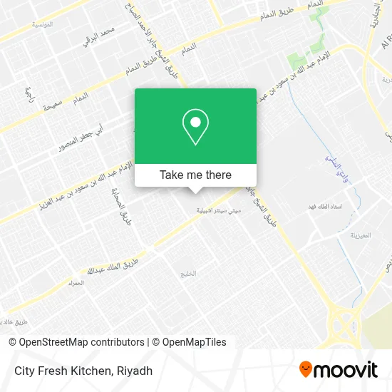 City Fresh Kitchen map