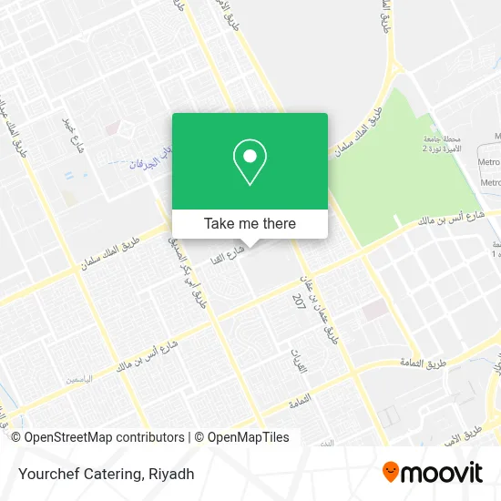 Yourchef Catering map