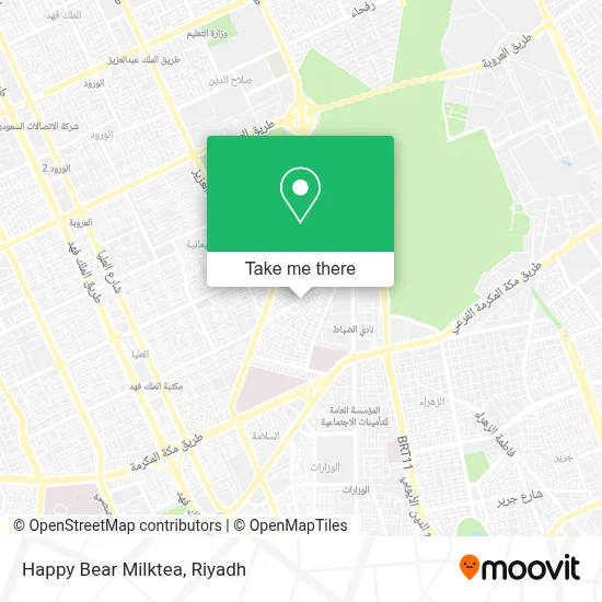 Happy Bear Milktea map