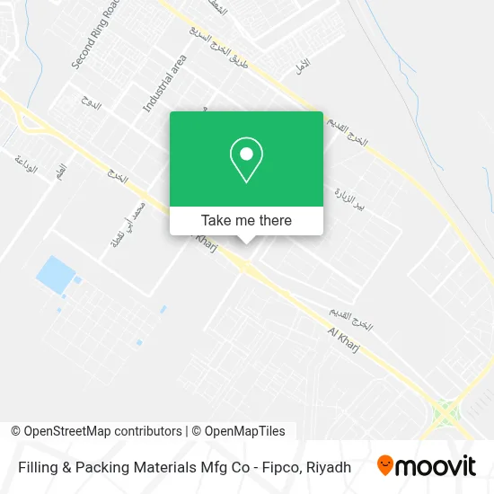 Filling & Packing Materials Mfg Co - Fipco map