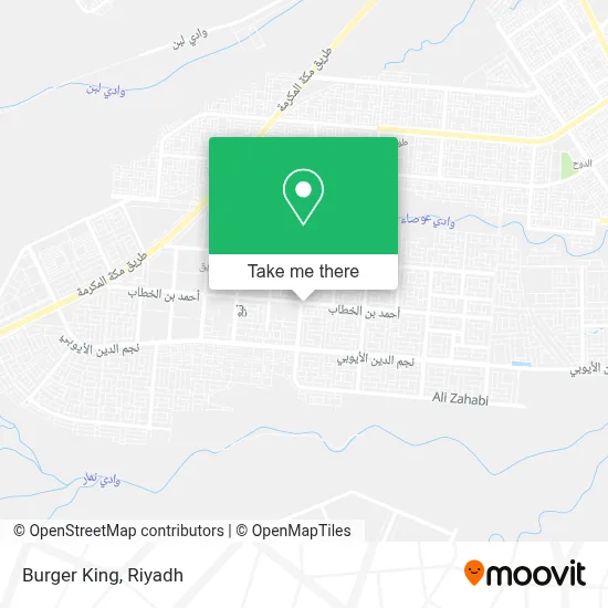 Burger King map