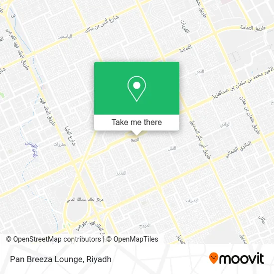 Pan Breeza Lounge map
