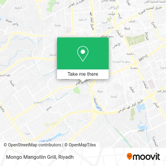 Mongo Mangollin Grill map