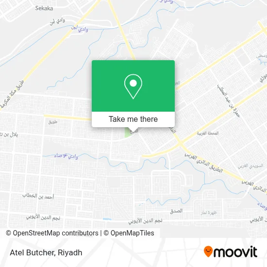 Atel Butcher map