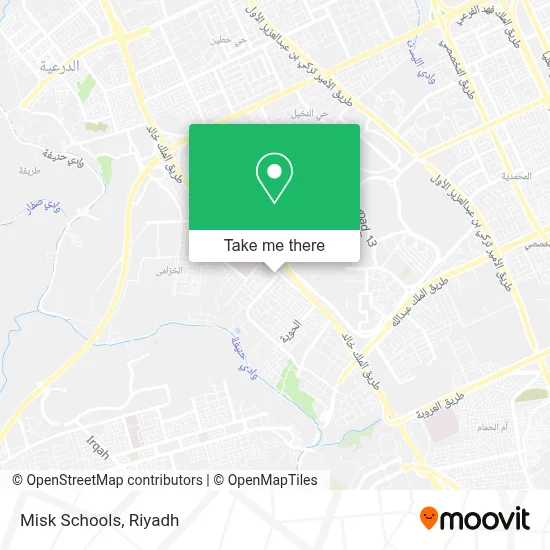 Misk Schools map