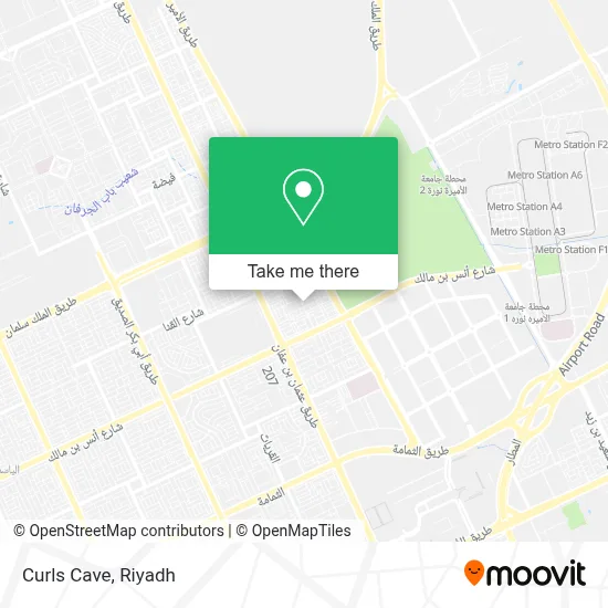 Curls Cave map