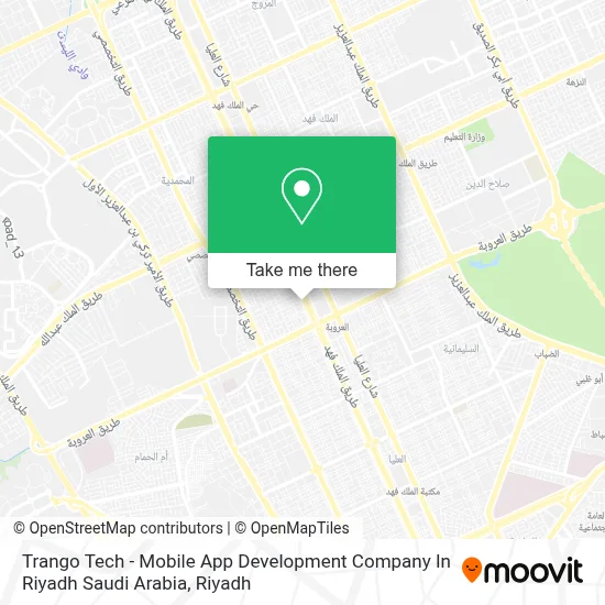 Trango Tech - Mobile App Development Company In Riyadh Saudi Arabia map