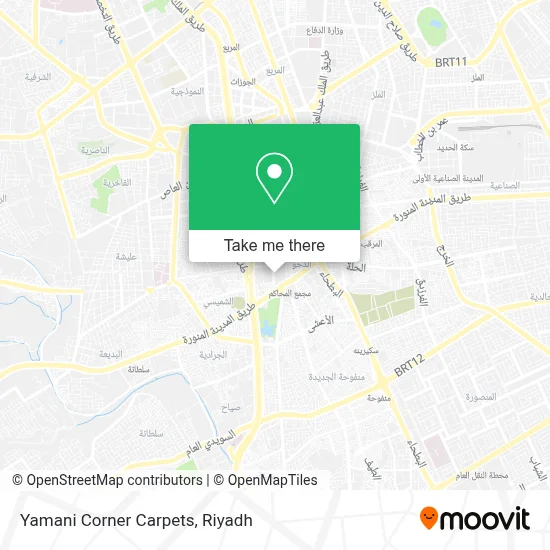 Yamani Corner Carpets map