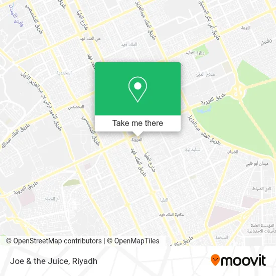 Joe & the Juice map