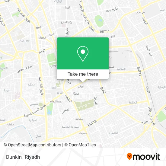 Dunkin' map