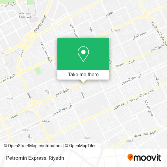 Petromin Express map