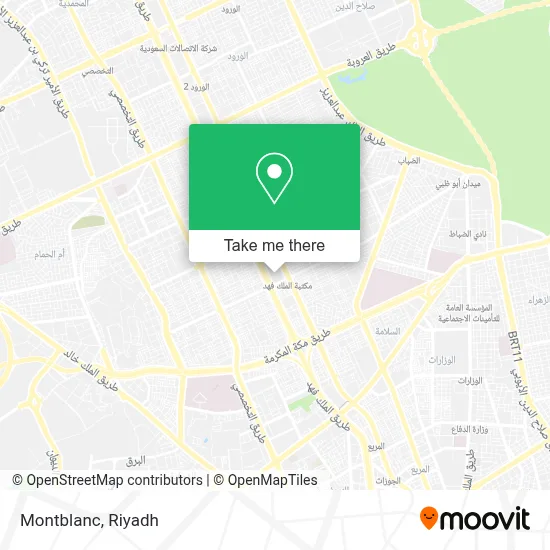 Montblanc map