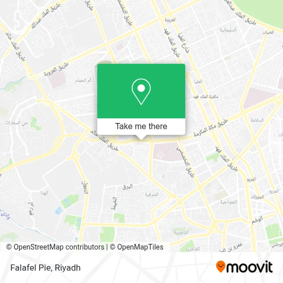 Falafel Pie map