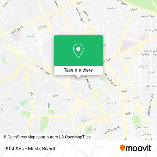 Kfsh&Rc - Mssb map