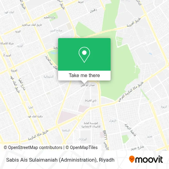 Sabis Ais Sulaimaniah (Administration) map