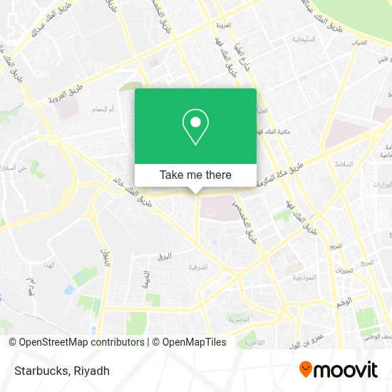 Starbucks map