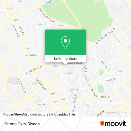Strong Gym map