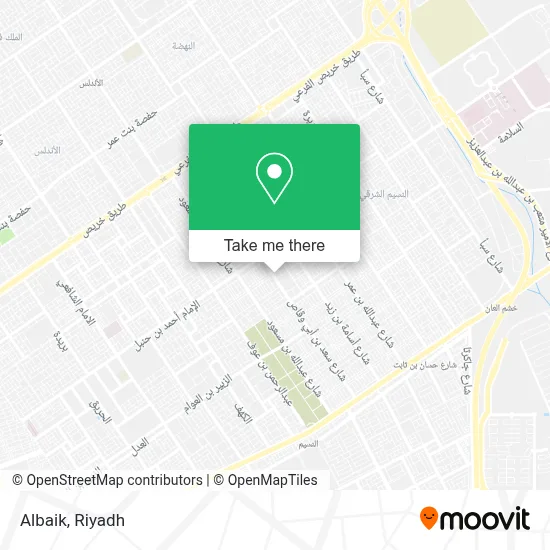 Albaik map