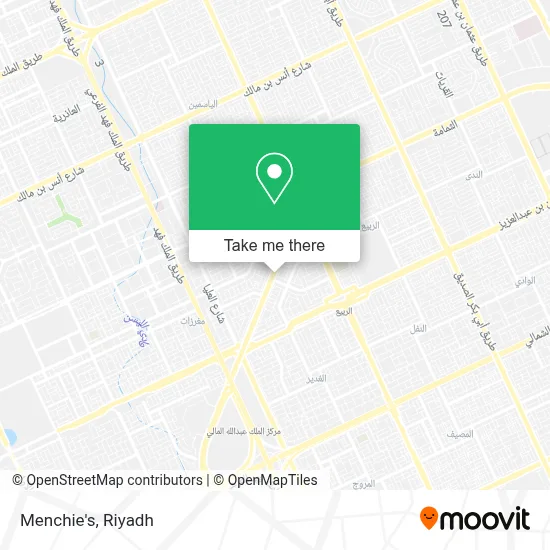 Menchie's map
