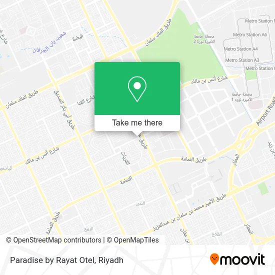 Paradise by Rayat Otel map