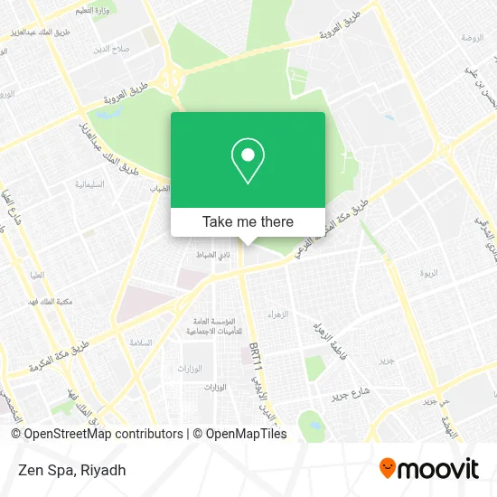 Zen Spa map