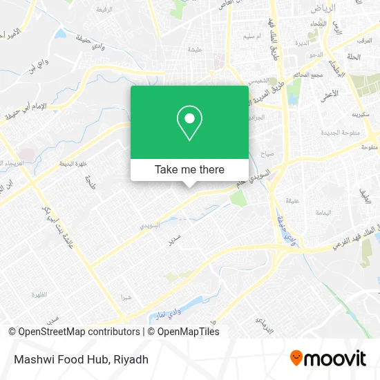Mashwi Food Hub map
