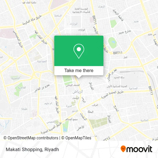 Makati Shopping map